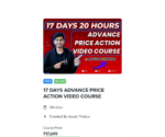 Ayush thakur 17 DAYS ADVANCE PRICE ACTION
